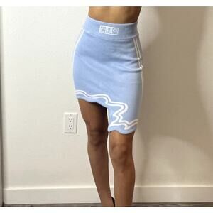 Blue Mini Skirt